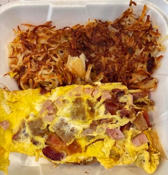 Meat Lovers Omelette.